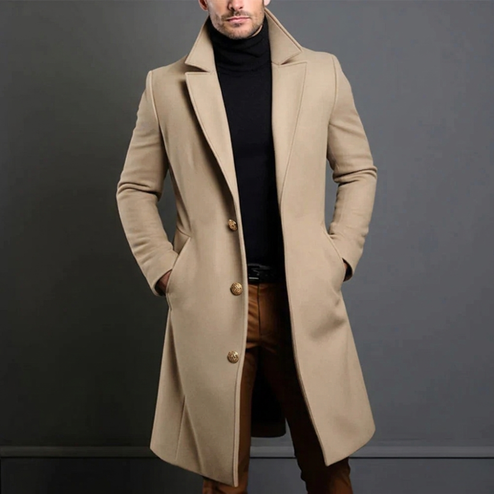 Henry | Men's Formal Slim-Fit Long Coat